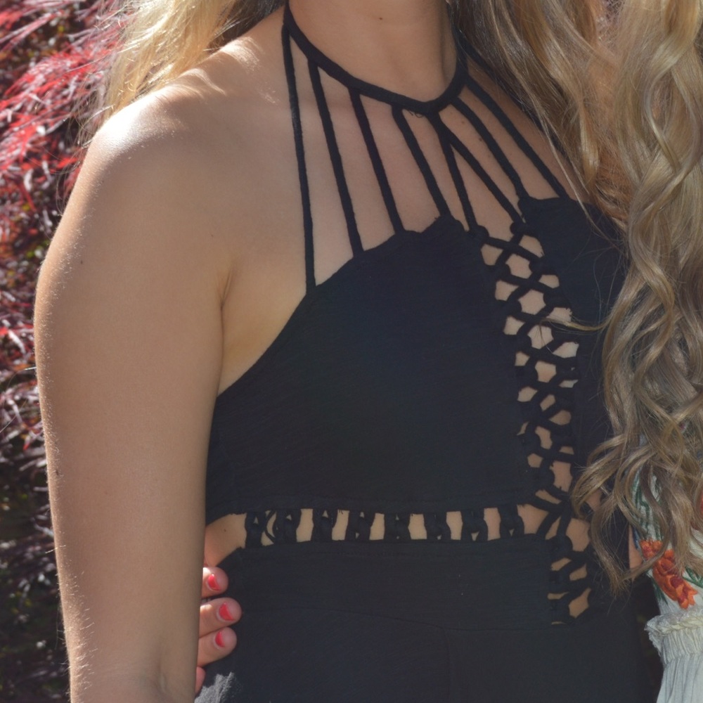 Flowy boho free people dress